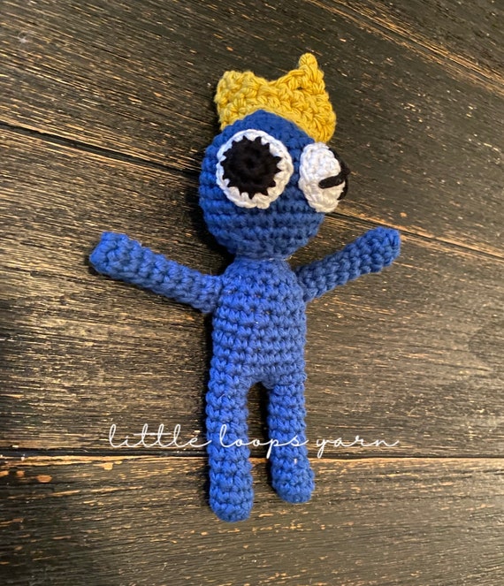 Blue from Rainbow Friends : r/Amigurumi