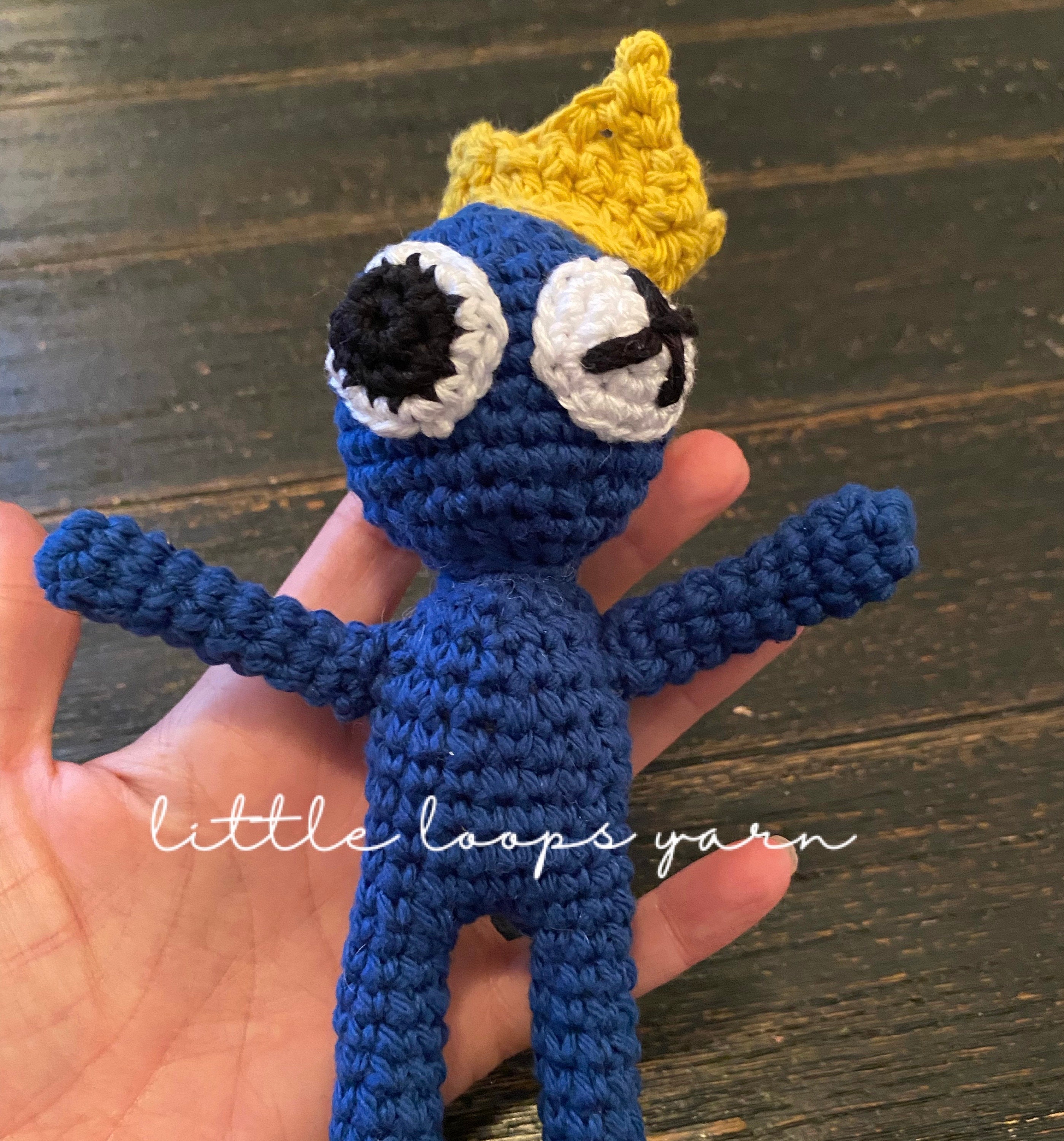 Blue Rainbow friends: Crochet pattern