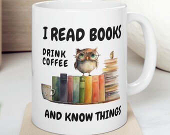 I read books drink coffee and know things book mug book lover mug book mugs reader mugs readers mug book coffee mug books reading mugs book