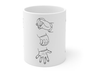 Pride And Prejudice Hand flex Bookish mug book lover gifts for her Jane Austen mug Elizabeth Bennet Mr Darcy Hands Pride And Prejudice mug