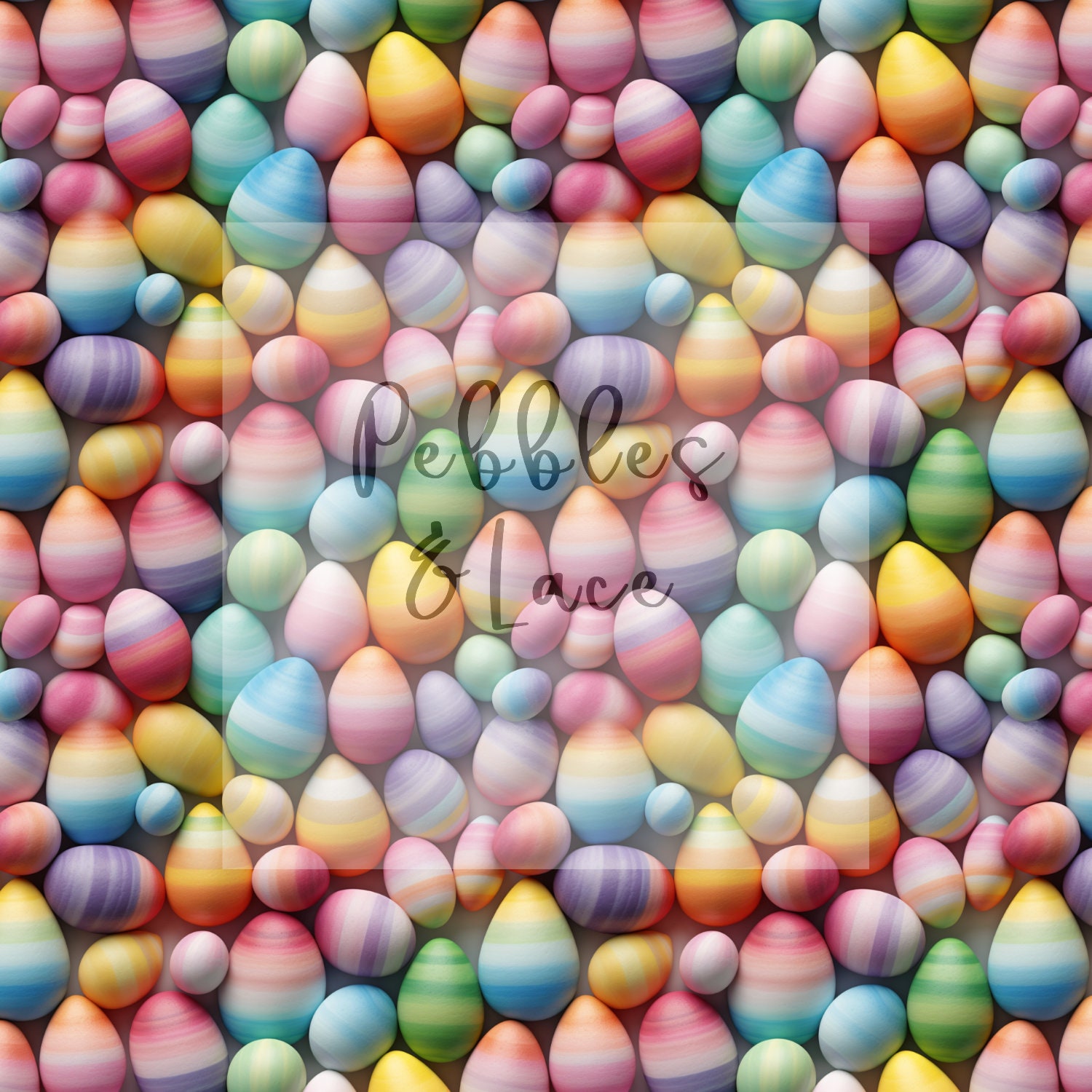 Pastel Easter Eggs 3D Seamless File, Repeating Seamless Pattern Design ...