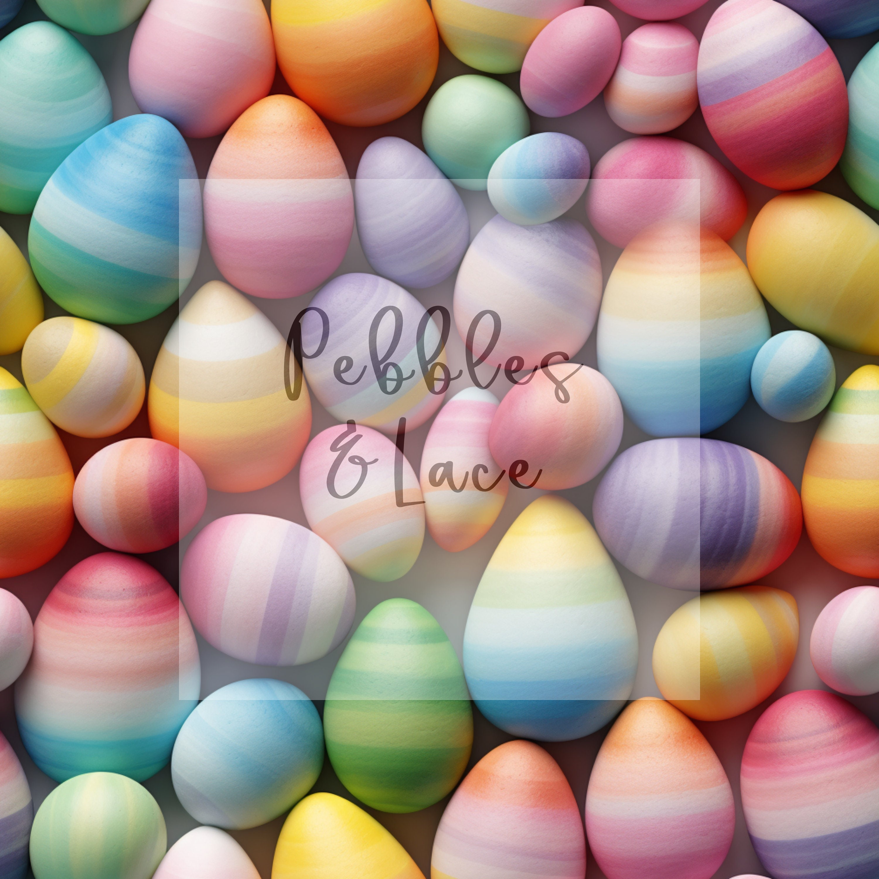 Pastel Easter Eggs 3D Seamless File, Repeating Seamless Pattern Design ...