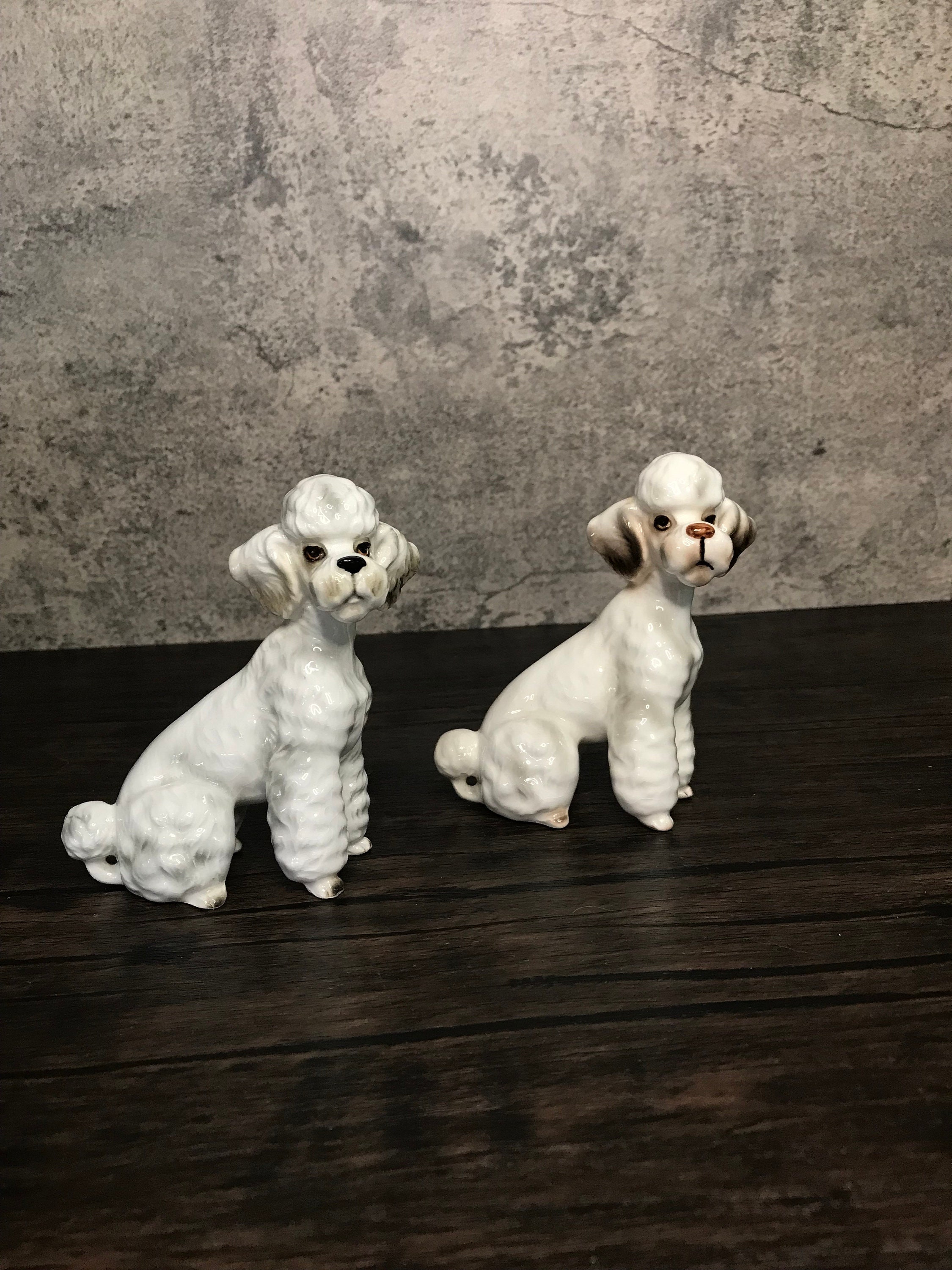 【pois】square poodle onepiece / white Amazon.com: Conversation Concepts White Poodle Figurine
