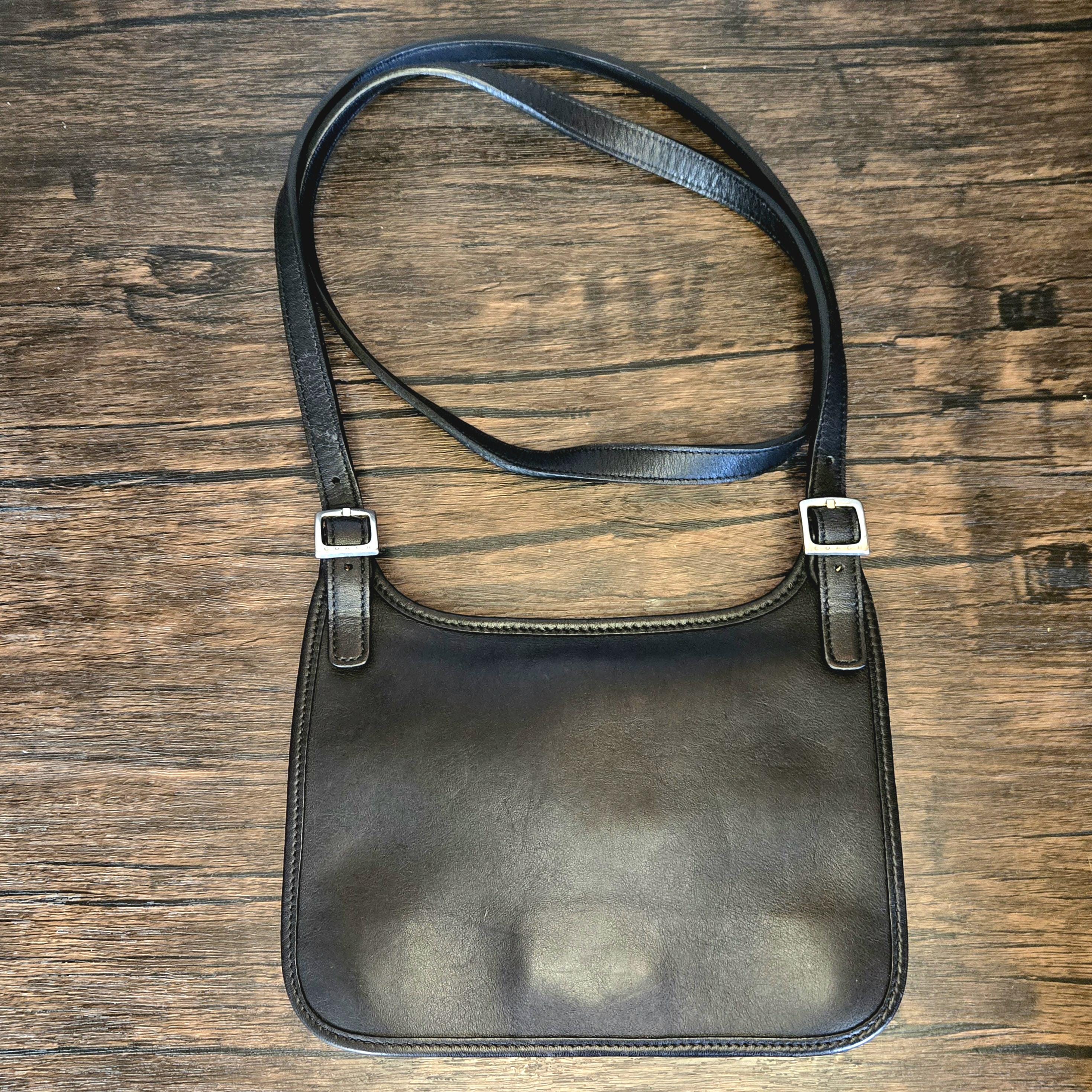 Vintage Coach #9142 Mini Hippie Flap in Black Genuine Vintage Coach #9142 Mini Hippie Flap in Black Genuine