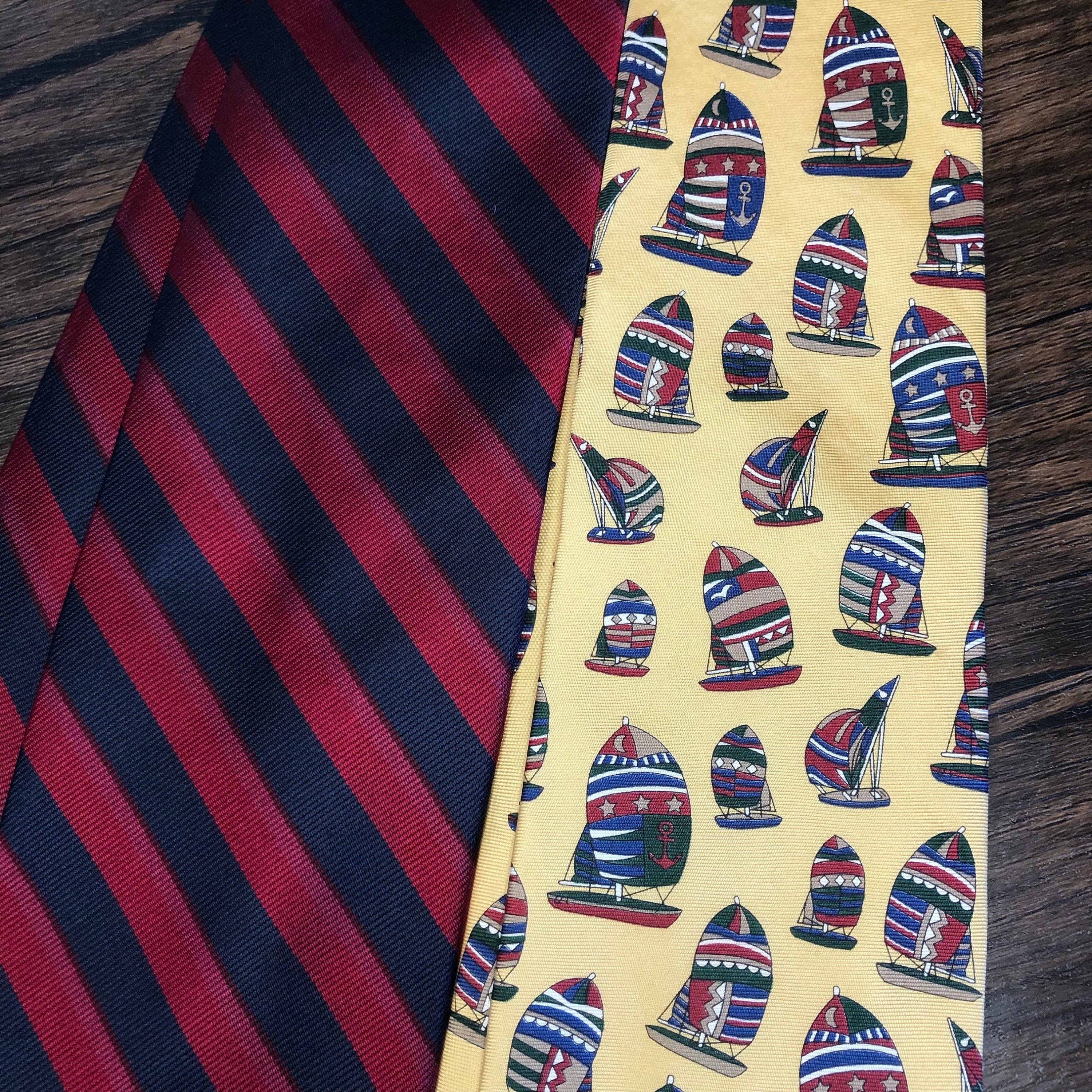 Brooks Brothers MAKERS USA製 TIE Vintage Brooks Brothers Print Silk Twill Neck Tie Made in