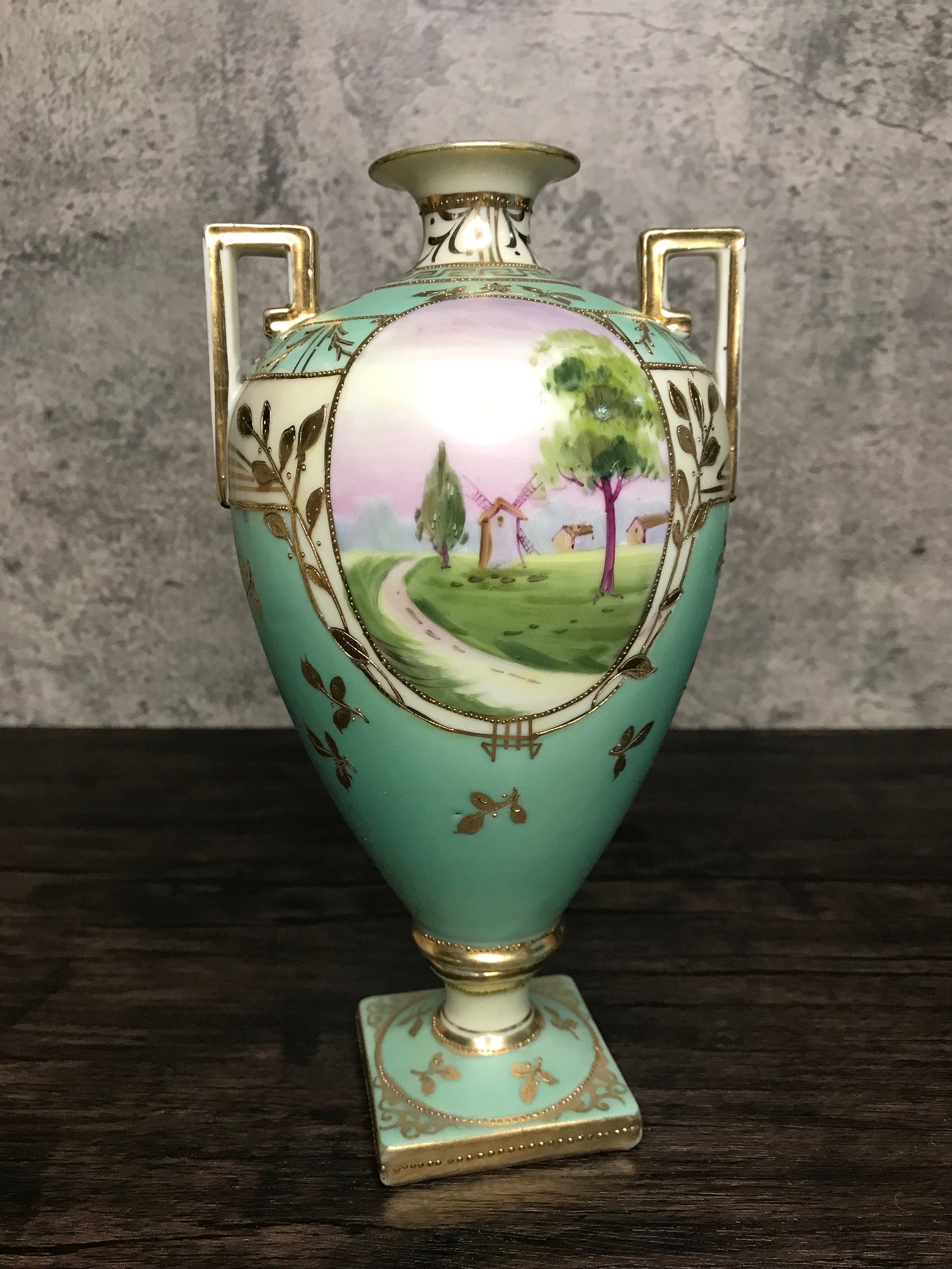 Antique nippon vase - Etsy 日本 Antique nippon vase - Etsy 日本