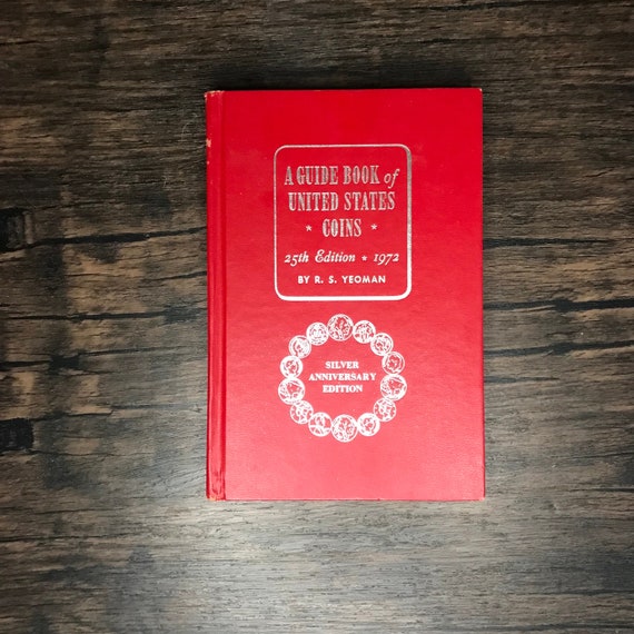 1972年ヴィンテージ米国コインガイドブック：25周年記念シルバー版