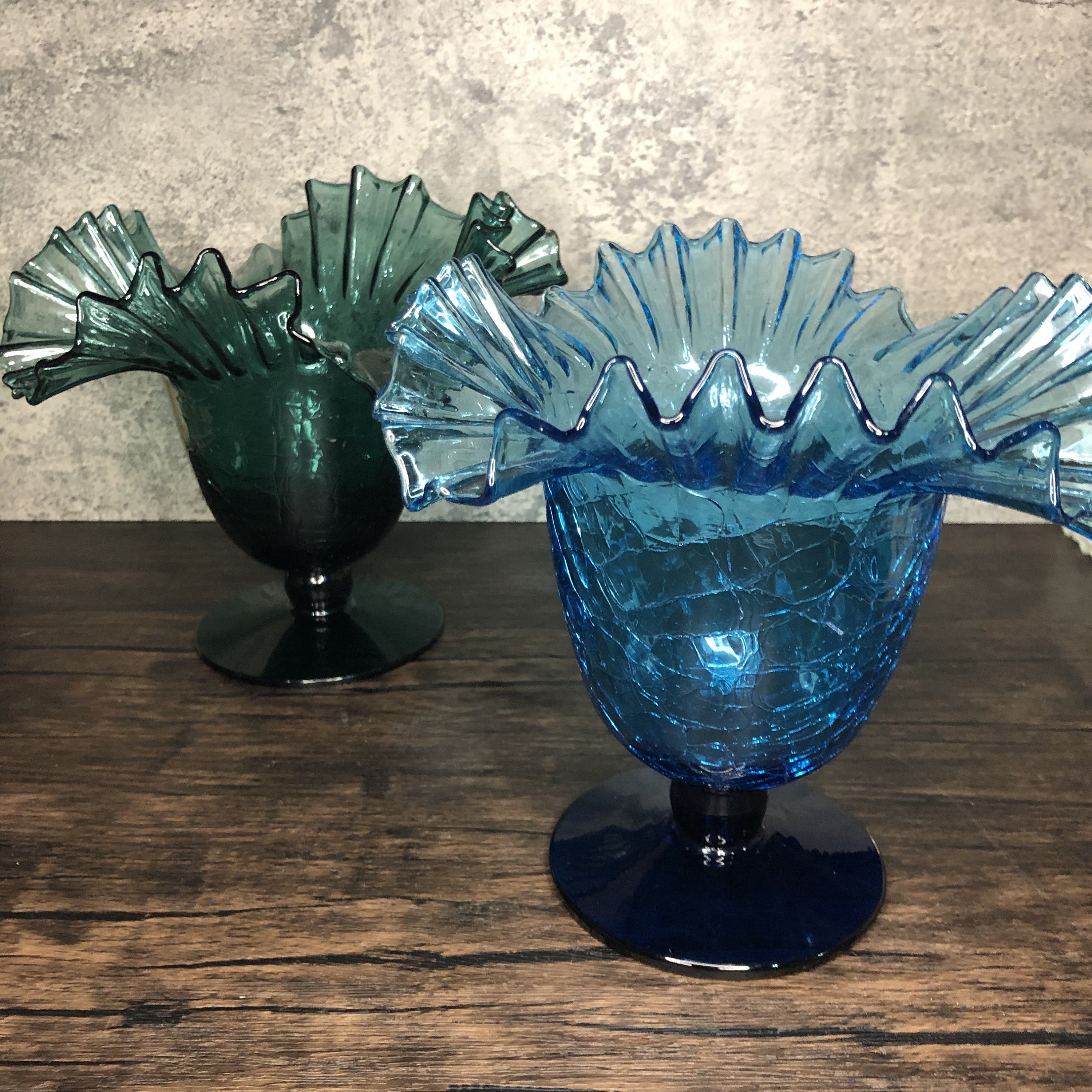 Blenko Crackle Glass - Etsy