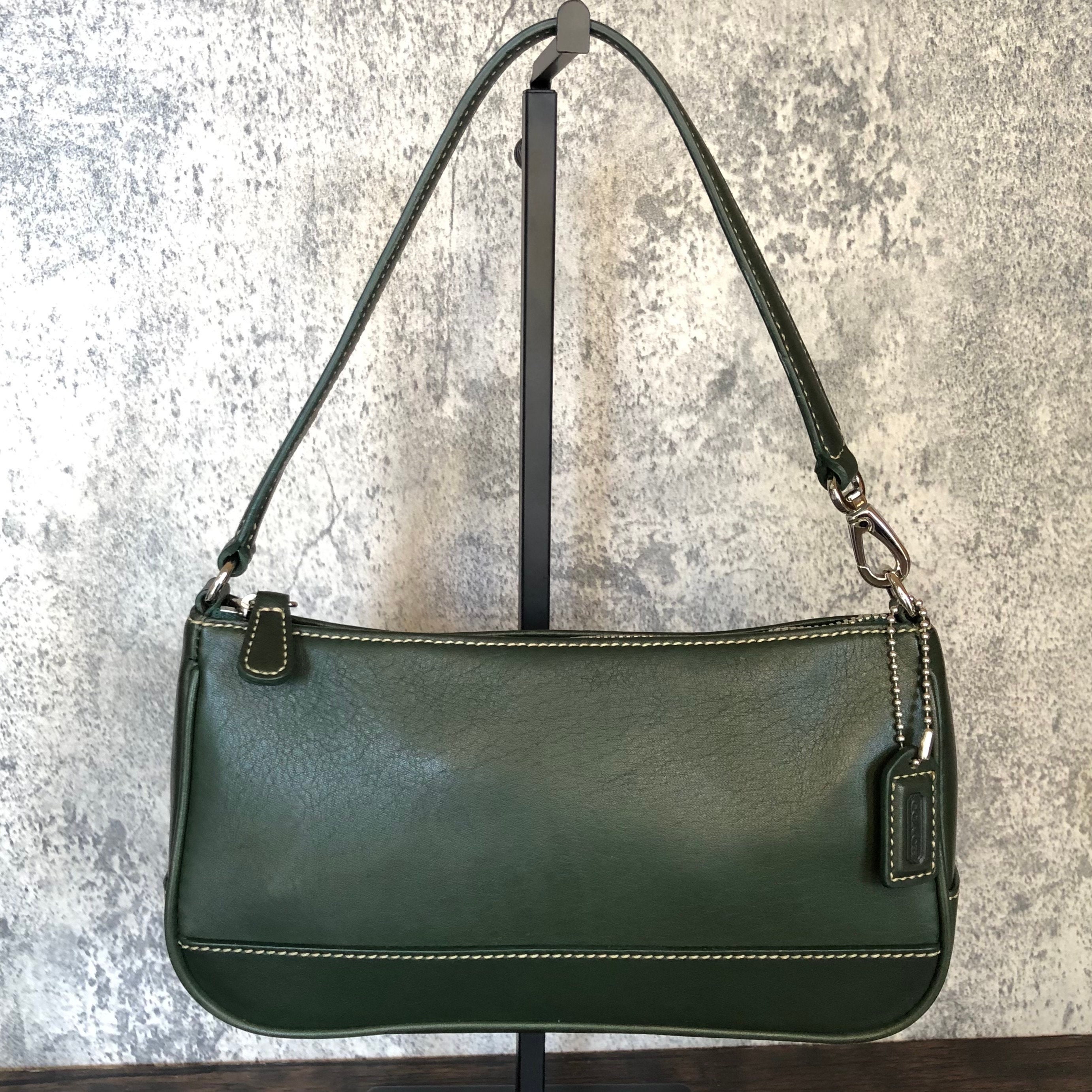 Vintage Coach #7785 Hamptons Genuine Cowhide Leather Demi Pouch