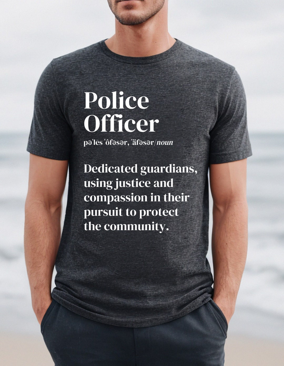 Police Dedication Definition Shirt, Emotional Police Dictionary Entry ...