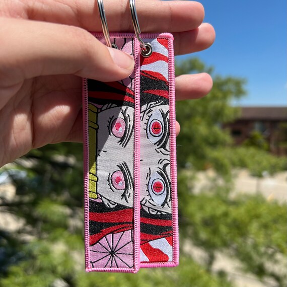 Embroidered Anime Jet Tag / Key Tag 