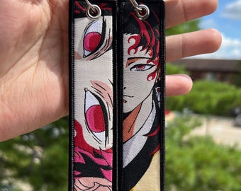 Jet Tag Keychains Inuyasha Anime Embroidered Jet Tag Keychain - Etsy
