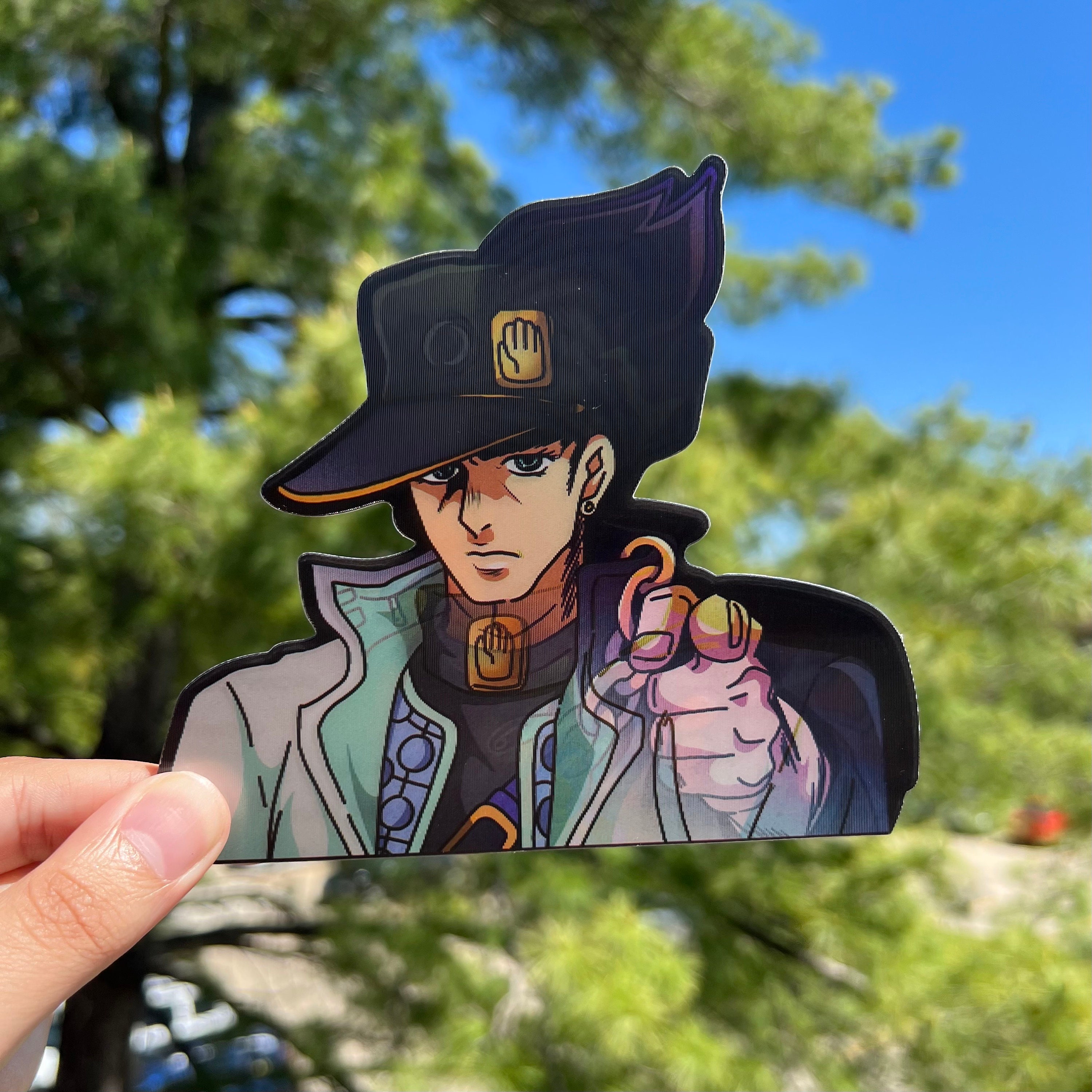 Jotaro Kujo Star Platinum Badge JoJos Bizarre Adventure Pin JJBA Brooch  Epic Cool Blood Anime Manga