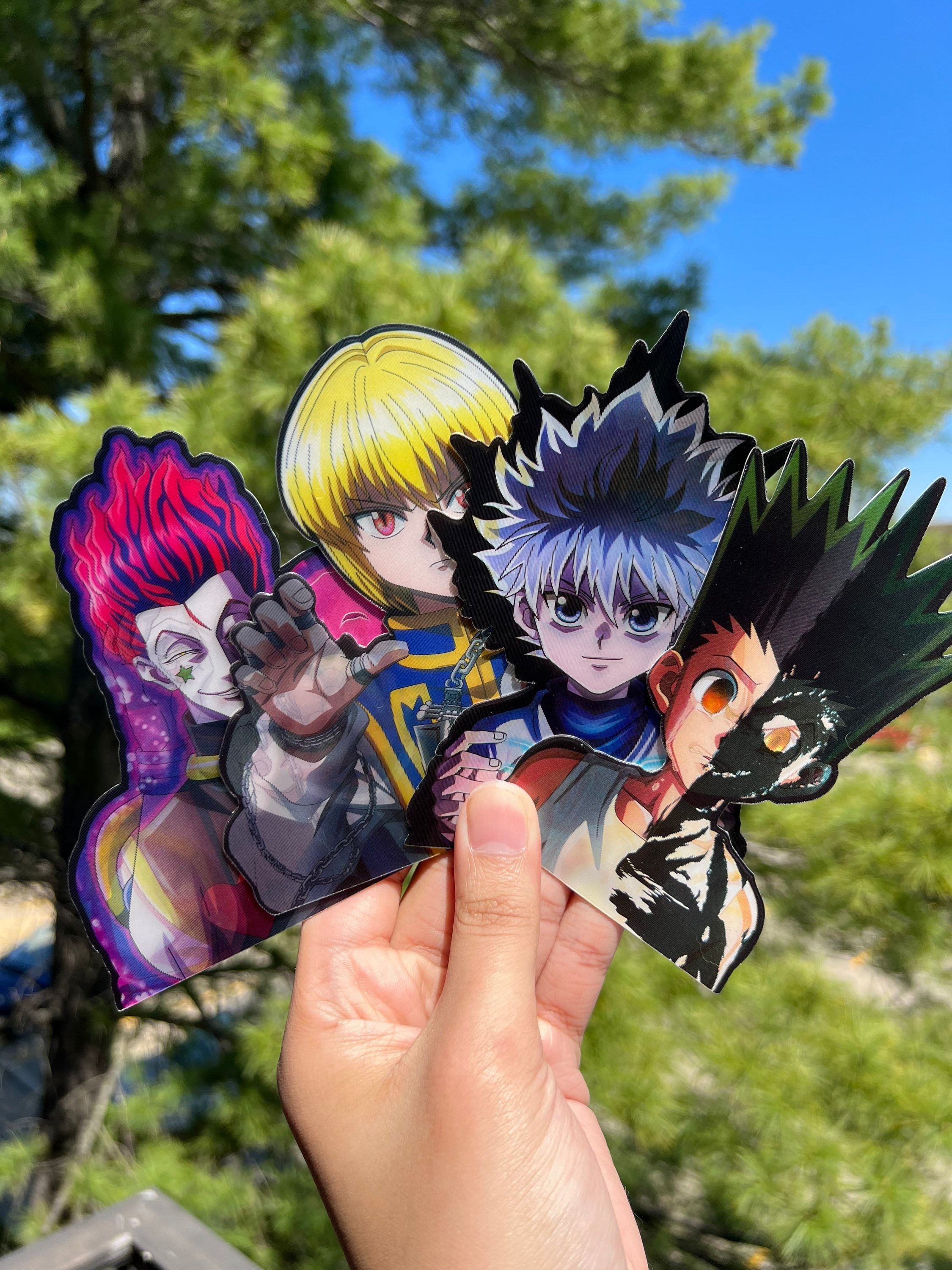 Placa Acrílico Hunter X Hunter Gon Killua Kurapika Leorio