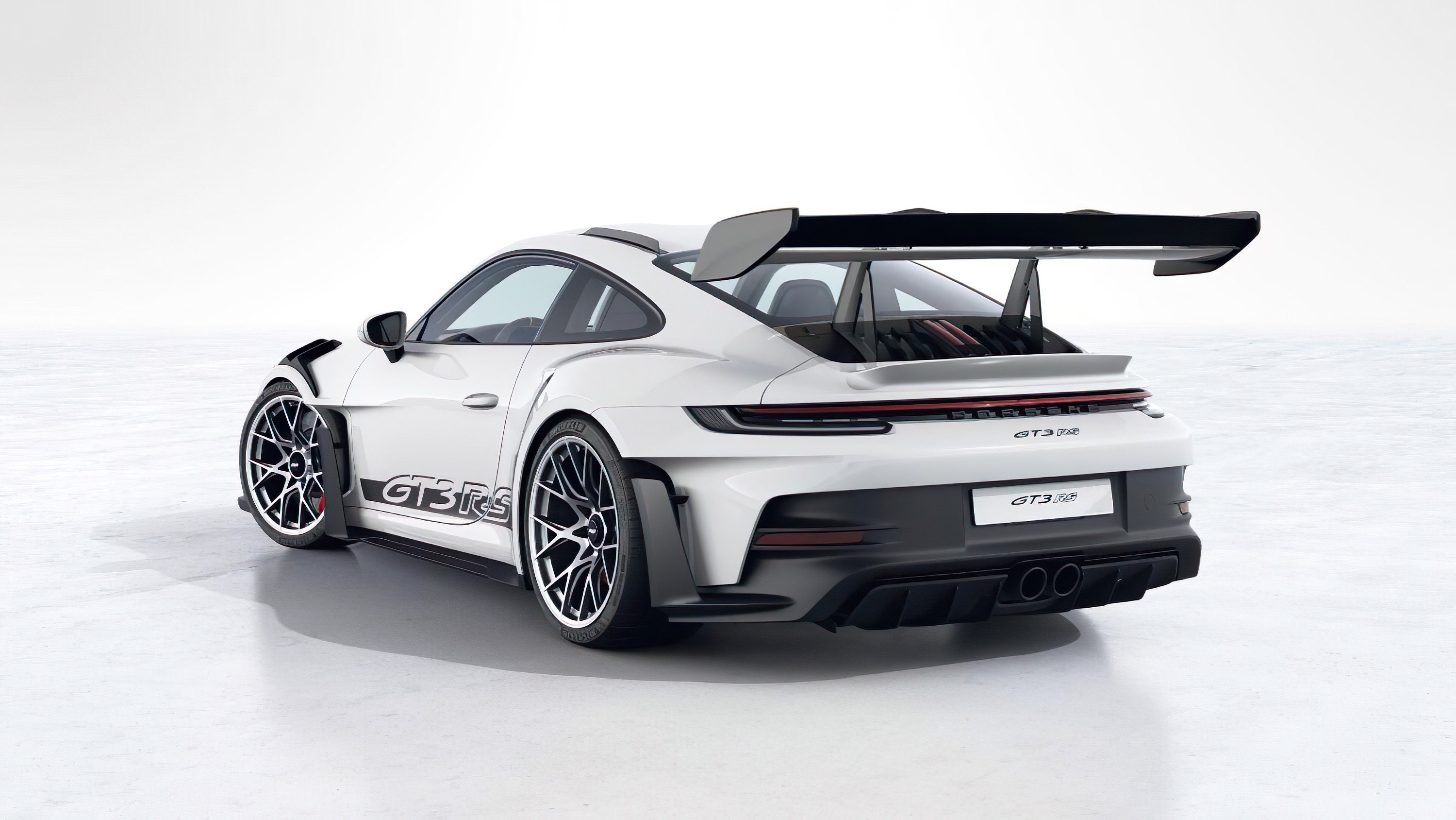 Porsche GT3 RS white limited Stock Etsy