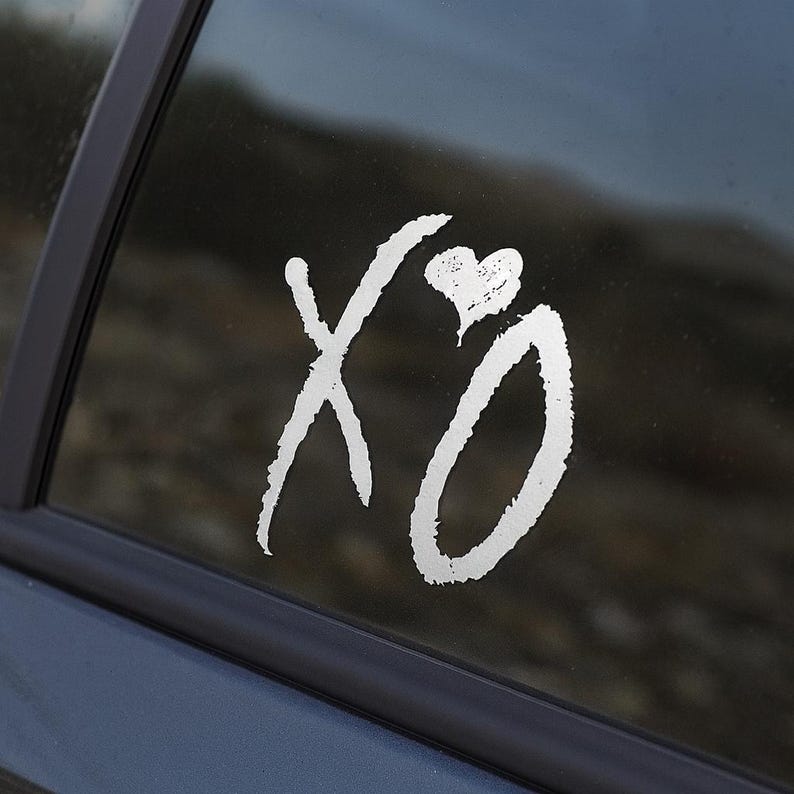 The Weeknd XO Logo Sticker - Etsy
