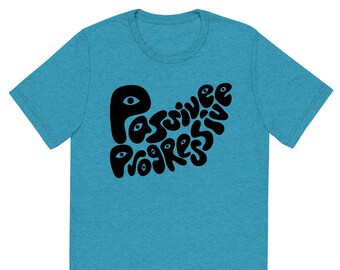 Camiseta de manga curta unissex passiva progressiva