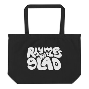 Rhymes With Glad Sac fourre-tout bio