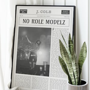J. Cole, No Vorbild, 2014 Forest Hills Drive, Dreamville, Wand Druck, Wohnheim Dekor, Geschenk, Geburtstag, Für Sie/Ihn, Schlafzimmer Poster