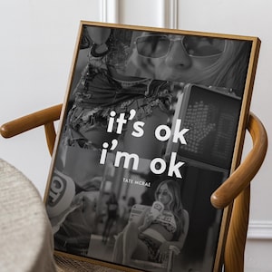 Tate McRae, It's ok I'm ok, Miss Possessive Tour, Think Later, Wanddruck, Kunst, Schlafzimmer Dekor, Geschenk, Geburtstag, Für Sie