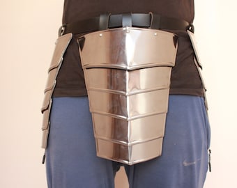 HANDMADE Warrior Tasset Belt Reenactment Silver