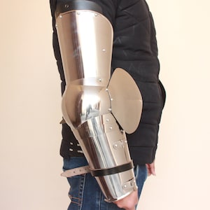 Armadura completa de acero medieval hecha a mano para LARP/SCA
