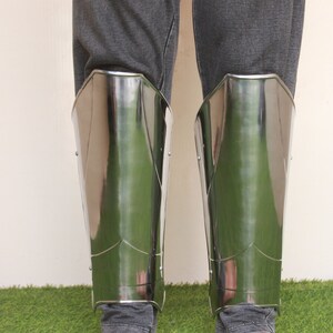 HANDMADE Medieval Gothic Steel LARP Leg Armor