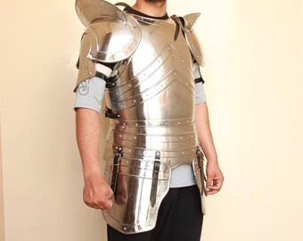 HANDMADE Medieval Knight Cuirass With Tasset & Spaulders