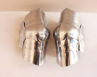 HANDMADE Medieval Steel Knee Cops Armor