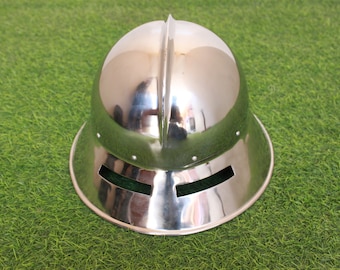 HANDMADE Medieval Steel Warrior Helmet Reenactment