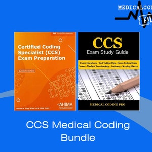 Certified Coding Specialist (CCS) Exam Preparation and Study Guide Medical Coding EBOOK Bundle crc coc cpc