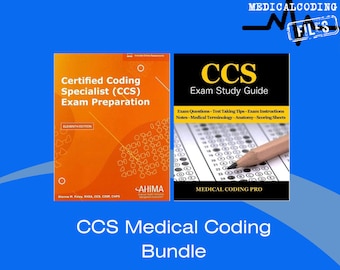 Certified Coding Specialist (CCS) Exam Preparation and Study Guide Medical Coding EBOOK Bundle crc coc cpc