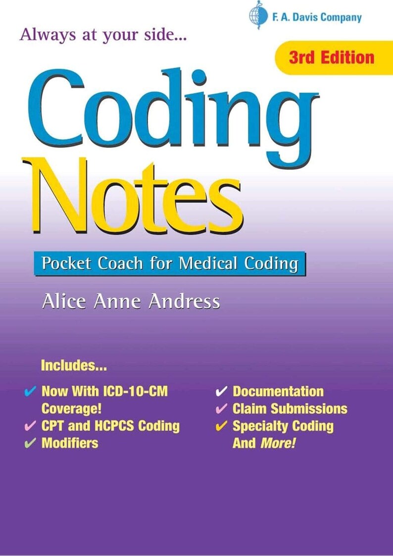 Coding Notes Pocket Coach for Medical Coding PDF Ebook Etsy