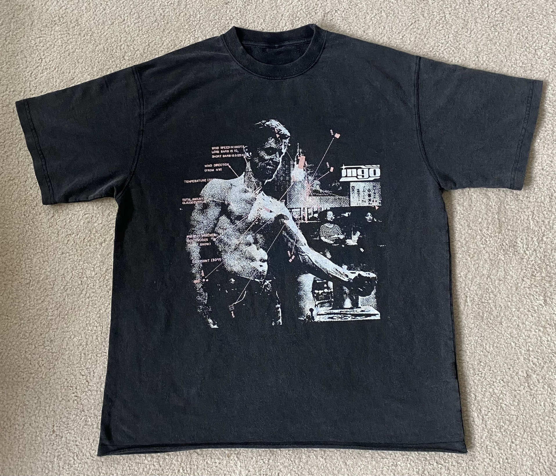 90s taxi driver JERZEES ホワイト Tシャツ TAXI DRIVER タクシードライバー Tシャツ L ホワイト