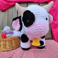 Crochet pattern, Lulu cow pattern, cow pattern, pattern pdf