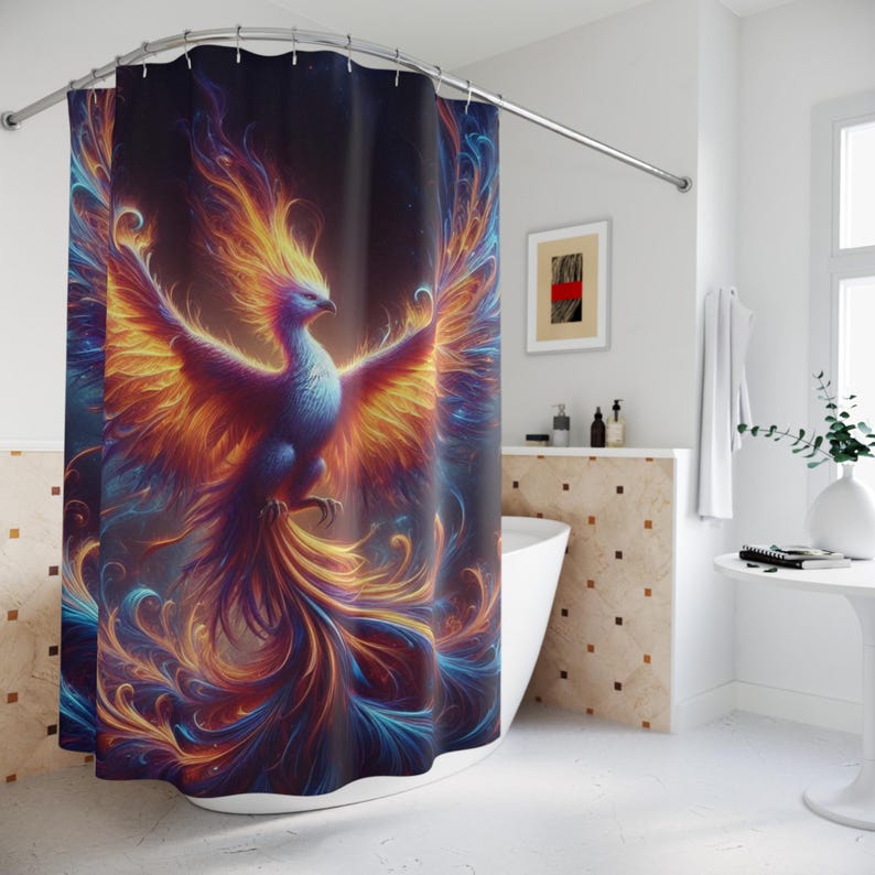 Custom Shower Curtain, Photo Shower Curtains, Fantasy Art Decor