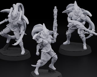 Space Elf Scarab Jumpers (5) / Proxies / Wargames / 32mm