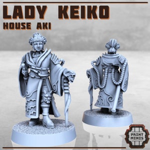 Hive City Gangs - House Aki Lady Keiko / Proxies / Grimdark / Wargaming / 28mm
