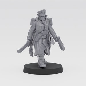 Imperium Death Division Commissar / Proxies / 28mm / Modular