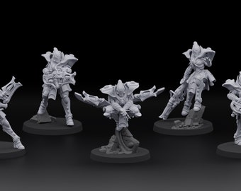 Space Elf Bone Arachnids (5) / Proxies / Wargames / 32mm