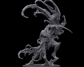 Asesino del Vacío de los Elfos Espaciales - Miniaturas de mesa impresas en 3D / Escala de 32 mm