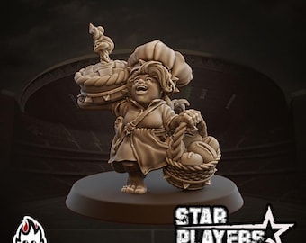 1x Star Player - Cindy Piewhistle, Fantasy Football Tabletop Miniatures by UGNI