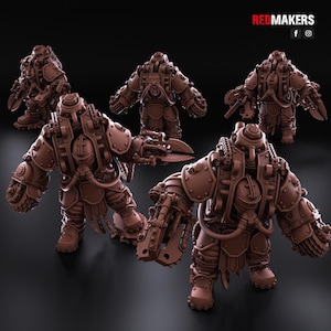 Solar Guard Abhuman Wardens Squad (5) / Proxies / 28mm / Modular