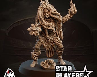 1x Jugadora Estrella - Arielle Venehex, Miniaturas de mesa de fútbol de fantasía de UGNI