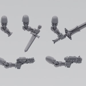 Knight Bionic Arms (5) - GreyTide Collection / Proxies / Kitbash