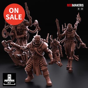 Omniforge Kill Squad (10) - 3D Printed Tabletop Miniatures / 28mm / Redmakers
