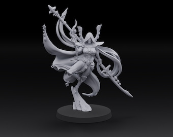 Space Elf Flame Prophet / Proxies / Wargames / 32mm