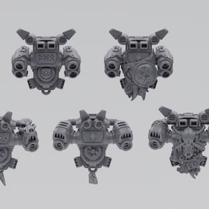 Knight Norse Jump Packs (5) - GreyTide Collection / Proxies / Kitbash