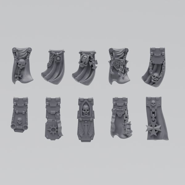 Knight Loincloths (10) - GreyTide Collection / Proxies / Kitbash