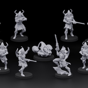 Space Elf Defender Squad / Proxies / Wargames / 32mm